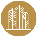 Icono dorado de Empresas